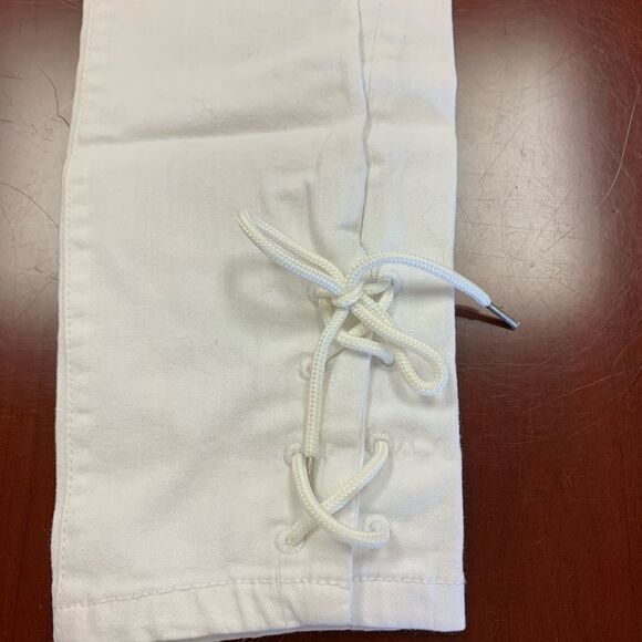 Pilcro and the Letterpress White Ankle Tie Jeans - Picture 2 of 6